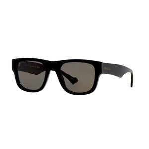 Gucci GG1427S 53 (Grey - Black Shiny) Polarized